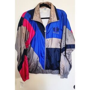 Rucanor Vintage Colorblock Windbreaker Jacket Athletic Sportswear Size 5 38/40